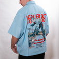 I Called, He Answered - Oversized Boxy Button Up