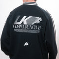 Gospel Run Club - Striped Lapel Collar Sweatshirt